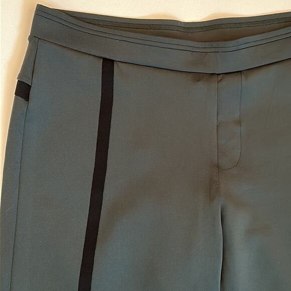 Nike Sportswear Bong Leggings Joggers Green Black Stripe Size XL Elastic Waist - Picture 3 of 12